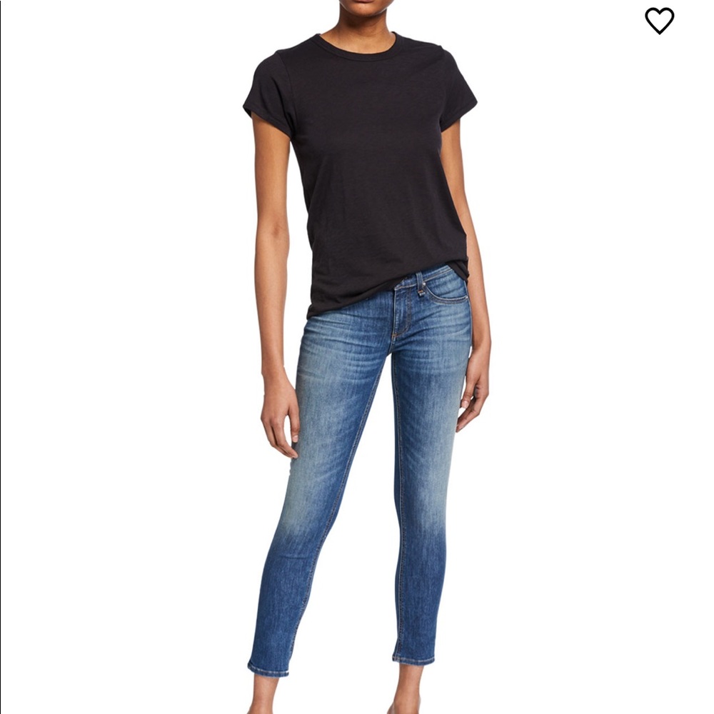 Rag & Bone Skinny Capri Jeans in Rae Sz 24